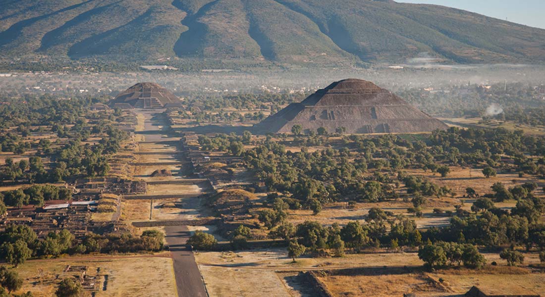 The Mesoamerican city of Teotihuacan in central Mexico. Photo: Christophe Helmke, University of Copenhagen