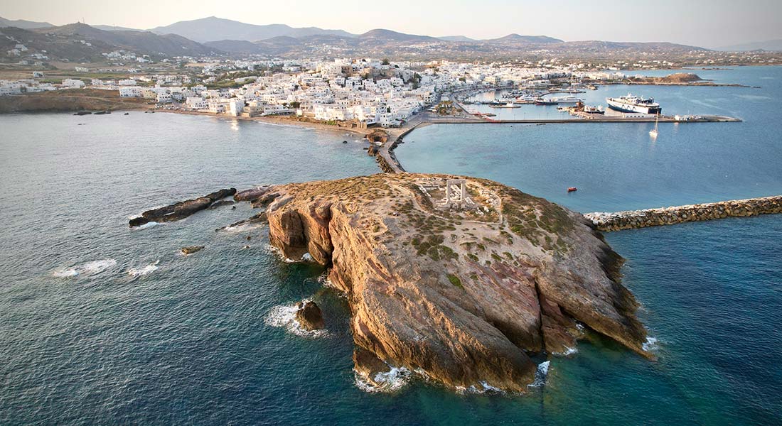 The small island of Palatia off Naxos has been investigated by the researchers. Photo: The Small Cycladic Islands Project 